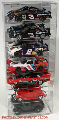 NASCAR Diecast Display Case 7 car Vertical 1:24 scale