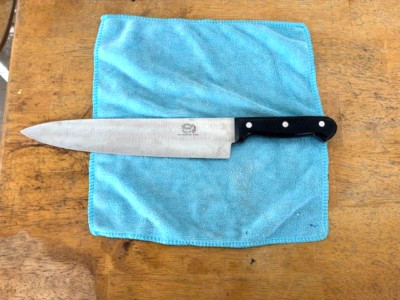 Vintage Carvel Hall Great Blades Molybdenum Steel Chef's Knife Japan 10  Blade