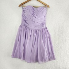 Prom Dress Lavender Strapless Women's Short Size 12