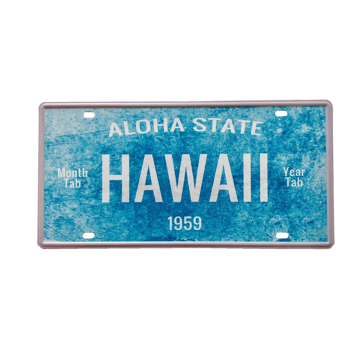 Hawaii Novelty License Plate Metal Hawaiian Sign 12