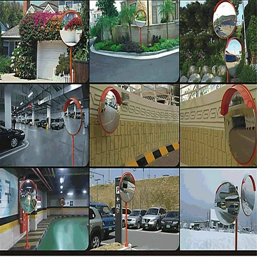 60cm Safety Mirror Convex Mirror Traffic Mirror Safety Mirror for Driveway UK - Picture 7 of 16