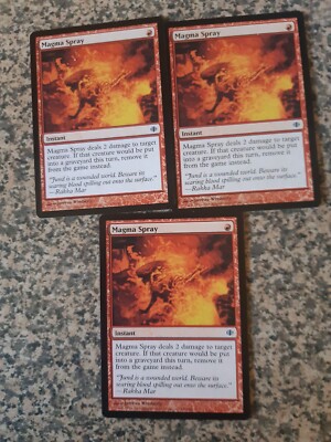 MTG - 3 x Magma Spray - Shards of Alara