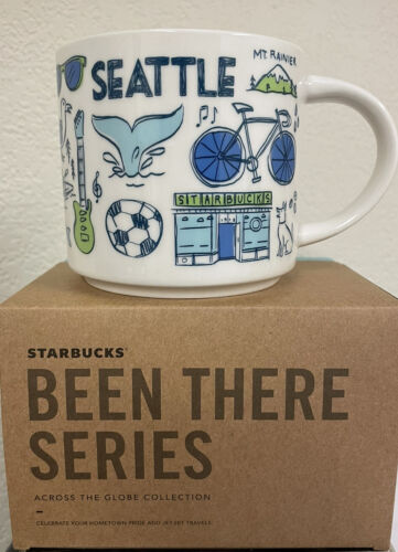 STARBUCKS  Been There Series Coffee Mug &#034;SEATTLE&#034; 14 oz - Brand New