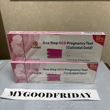 One Step HCG Midstream 6 Stick Pregnancy Test, 2 Box 3 count EachExp: 03/26