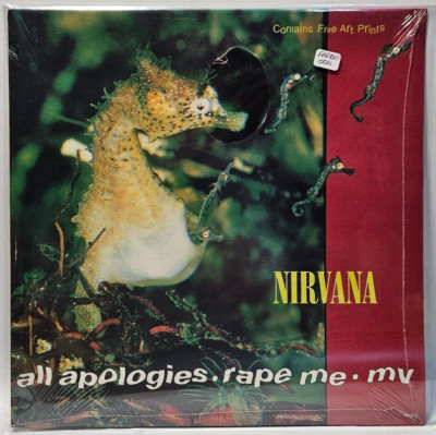 Nirvana - All Apologies / Rape Me / MV - 1993 GRUNGE ROCK 12'' 45RPM - NOS SEALED