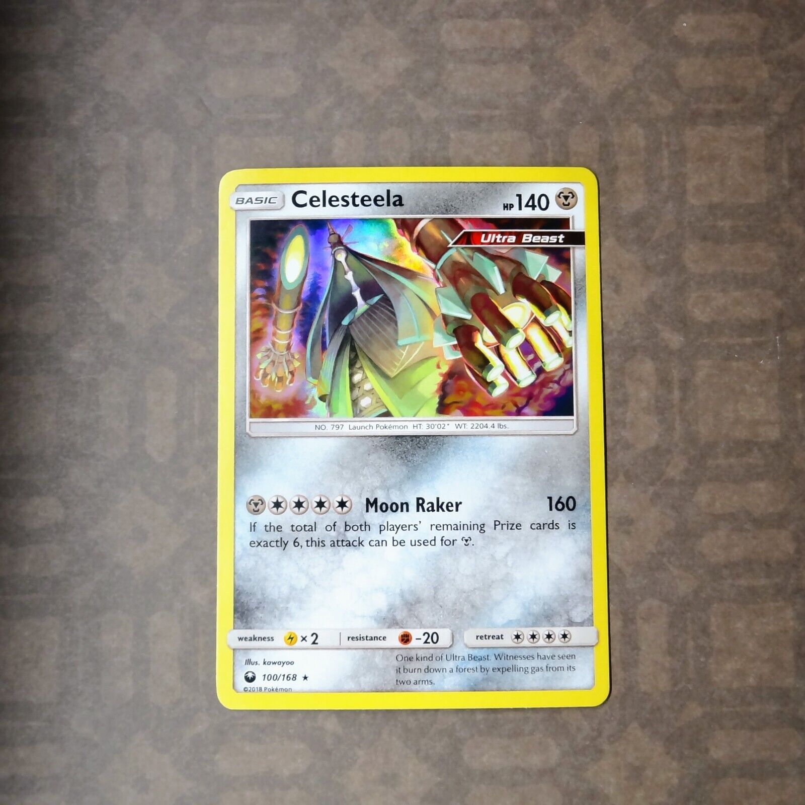 Celesteela - 100/168 - Holo Rare - Pokemon Singles » Sun & Moon Sets »  Celestial Storm - Gamers Alley