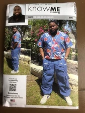 Know Me R11897 Baseball Jersey Shirt & Tech Jogger Pants Sz 44-52 UNCUT ME2047