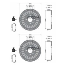 Tambour de frein Smart FORFOUR