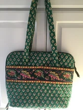 Vera Bradley Retired Rare 110 Bag in Greenfield Pattern Excellent