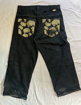 AVIREX アヴィレックス　デニム　ベスト　y2k Vintage Dark Avirex Men's Heavyweight Denim Jean Jacket 90s