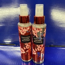 2X Bath Body Works JAPANESE CHERRY BLOSSOM SHIMMER Mist 4.9 Fl Oz- Damaged