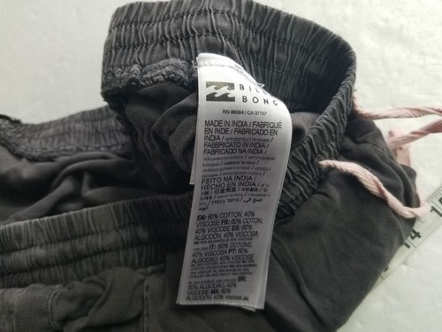 Billabong Shorts Women Size Medium Gray Cotton Shorts - Picture 4 of 6