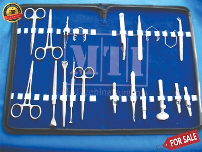 20 Pcs Eye Micro Minor Surgery Ophthalmic Set Kit