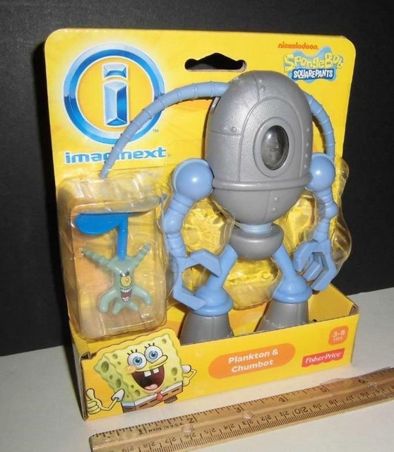 spongebob imaginext plankton and chumbot