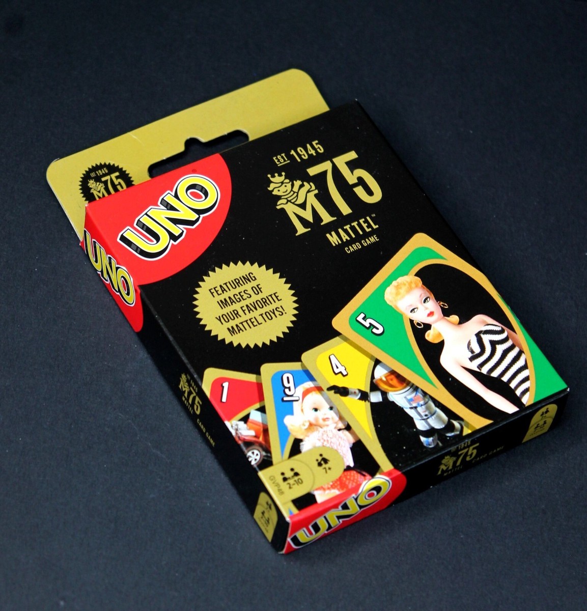 UNO Mattel 75th Anniversary Classic Toys Edition Card Game