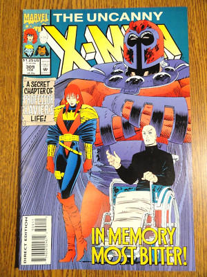 Uncanny X-Men #309 Romita Jr. Cover VF+ Magneto Professor X 1. Auflage Marvel
