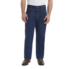 Rivets Supply & Company Men's Workwear Rugged Straight Fit, Rinse Wash, 38W x