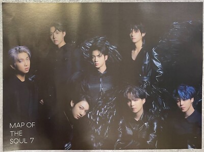 BTS - MAP OF THE SOUL : 7 album Official Unfolded Poster (2