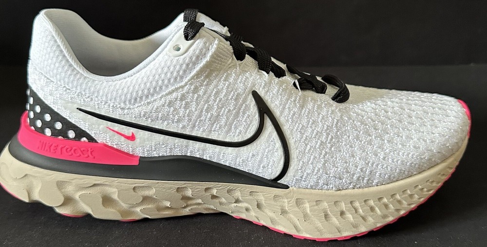 Nike Air React Infinity Run FK 3 White Mens Running Shoes Size 14 New DH5392-101