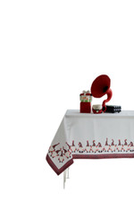 Christmas Cute Gnomes Tablecloth