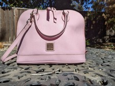 dooney & bourke leather saffiano large zip satchel