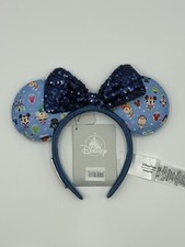 Disney Parks Loungefly Character Cuties Chibi Minnie Sequin Ears Headband NEW
