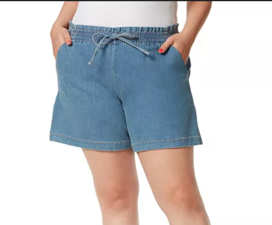 Denim Shorts Gloria Vanderbilt Drawstring Shorts Gloria Vanderbilt