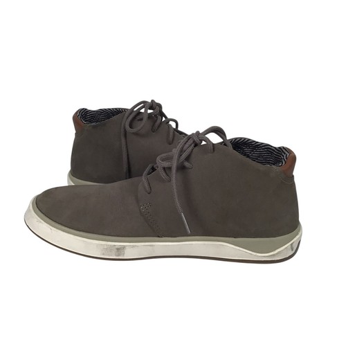 Olukai Papaku 'Ili Waterproof Leather Chukka Boots Men's Size 9.5 Mustang Gray - Picture 8 of 16
