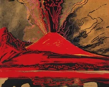 ANDY WARHOL Pop Art Poster or Rolled Canvas Print "VESUVIUS"