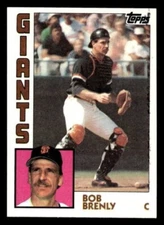 1984 Topps  #378  Bob Brenly  Catcher  San Francisco Giants FREE shipping