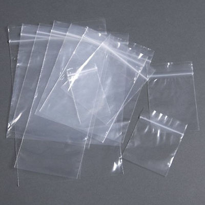 100 NEW 45mmx50mm Small Clear Plastic Bags Baggy Grip Seal 45x50 mm Zip 4.5x5 cm