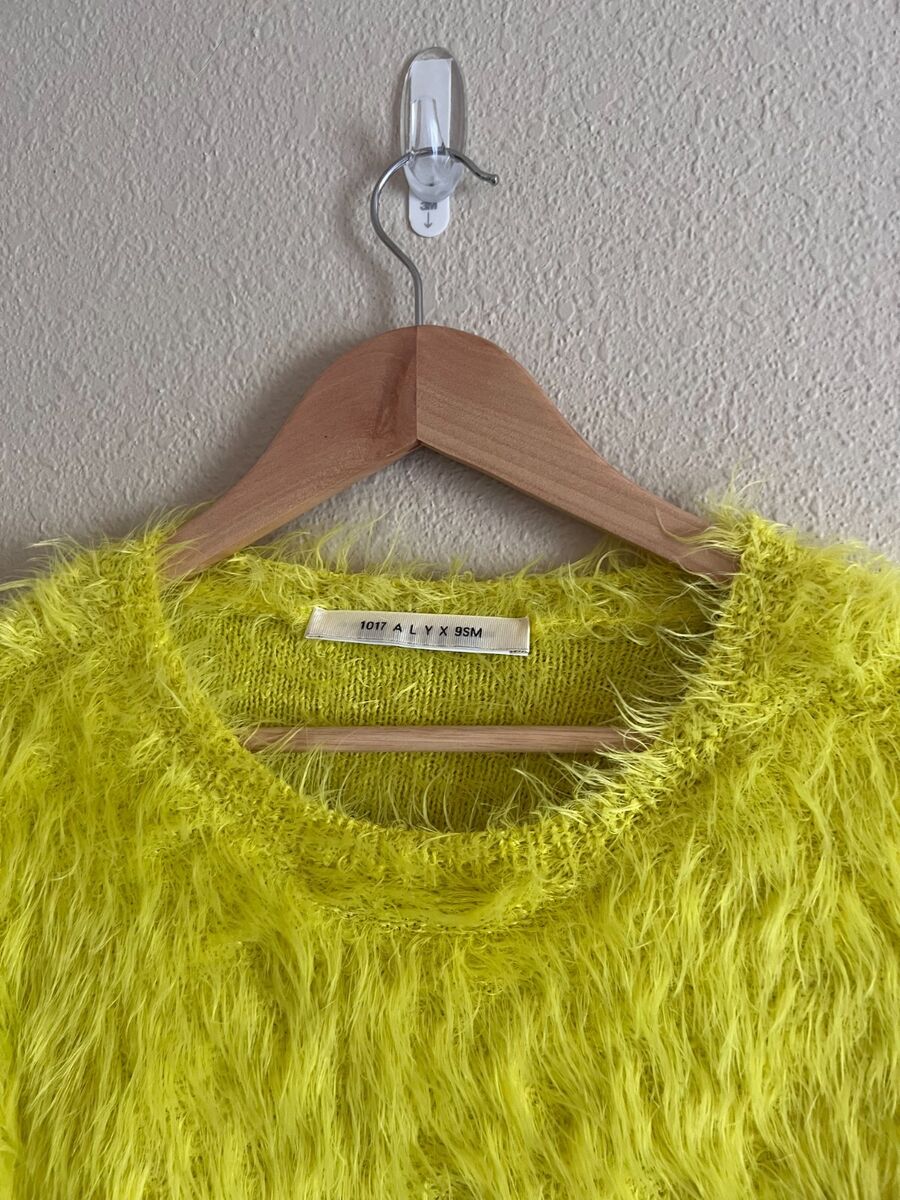1017 Alyx 9SM Feathered Crewneck Sweater - Size Medium
