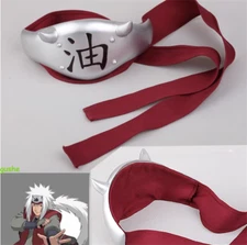 Anime Jiraiya Headband Cosplay Accessory Headwear Forehead Protection Cos Prop 