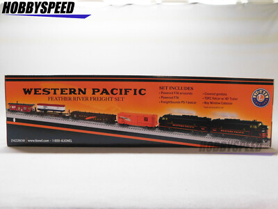LIONEL WESTERN PACIFIC WP FEATHER RIVER LEGACY FREIGHT TRAIN SET O