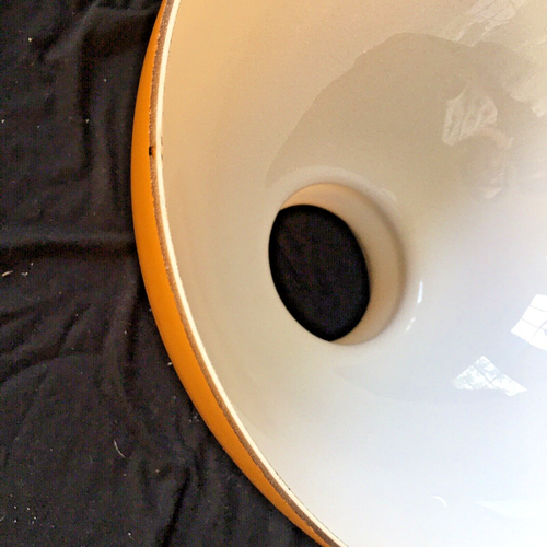 Deepl Amber Brown Cased Glass Lamp Shade 9-3/4“ Fitter - Picture 3 of 6