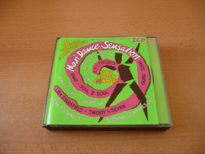 Doppel CD Maxi Dance Sensation: Snap Adamski Twenty 4 Seven Sandra Guru Josh ...