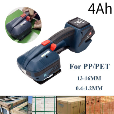 4Ah Portable Battery Powered Electric Packing Strapping Machine Belt Packer New