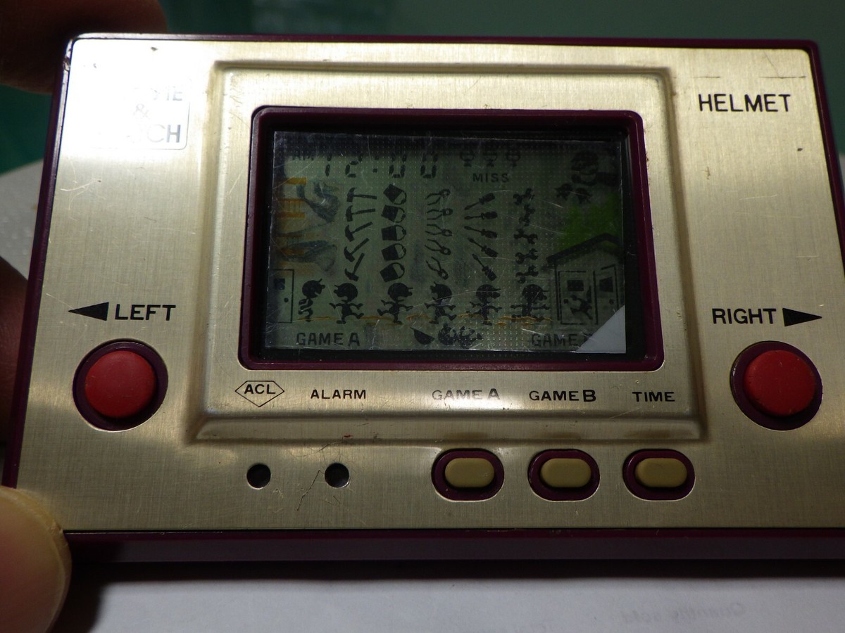 HELMET - Nintendo Game & Watch CN-07 - 1981 JAPAN Japan Used