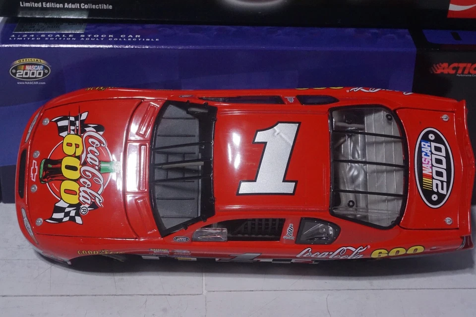 Coca-Cola 600 2000 escala 1:24 Stock Car Action Race Car Diecast Nascar Model Foto 3 de 4