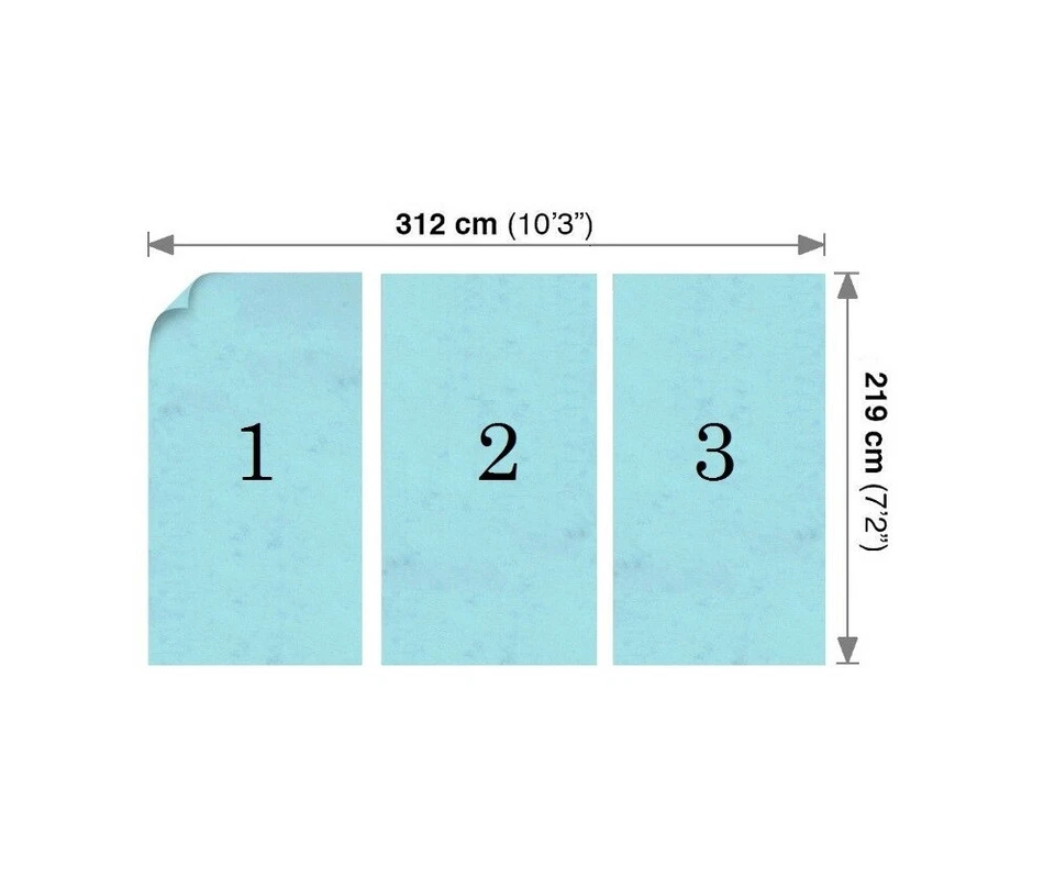 PAPEL PINTADO BOSQUE ROSA 312x219 cm mural niña dormitorio pintado abstracto Foto 3 de 4