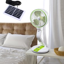 Solar Charging Camping Light Adjustable Fan Outdoor Lantern Rechargeable Lamp
