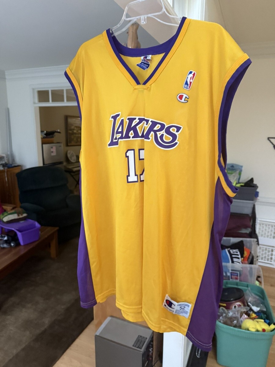 Rare Vintage Champion NBA Los Angeles Lakers Rick Fox Basketball