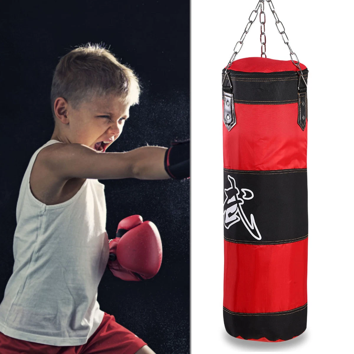 Sac) Boxing Column Sac De Boxe Gonflable Enfants Enfants Boxing