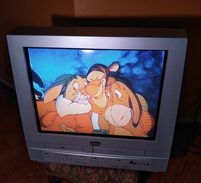 Esa Ec7e Crt Tv Dvd Vcr Retro Gaming Television No Remote Ebay