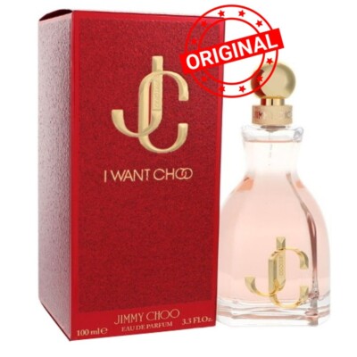 I Want Choo Jimmy Choo💯ORIGINAL 3.4 Oz /100ml Perfume EDP
