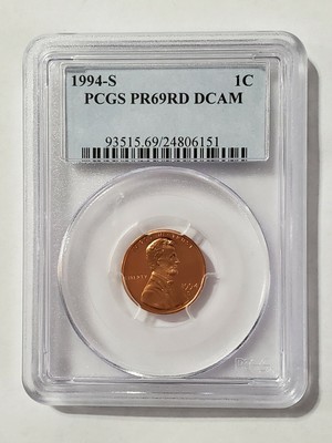 1986 S 1C Lincoln Cent Proof PCGS PR69DCAM