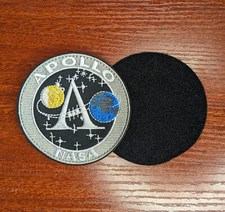 Apollo NASA Patch Space Flight Rockets Embroidered Hook and Loop Patch 3.25"