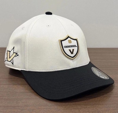 Vanderbilt Commodores Black Clover Live Lucky White Black Snapback Golf Hat Cap