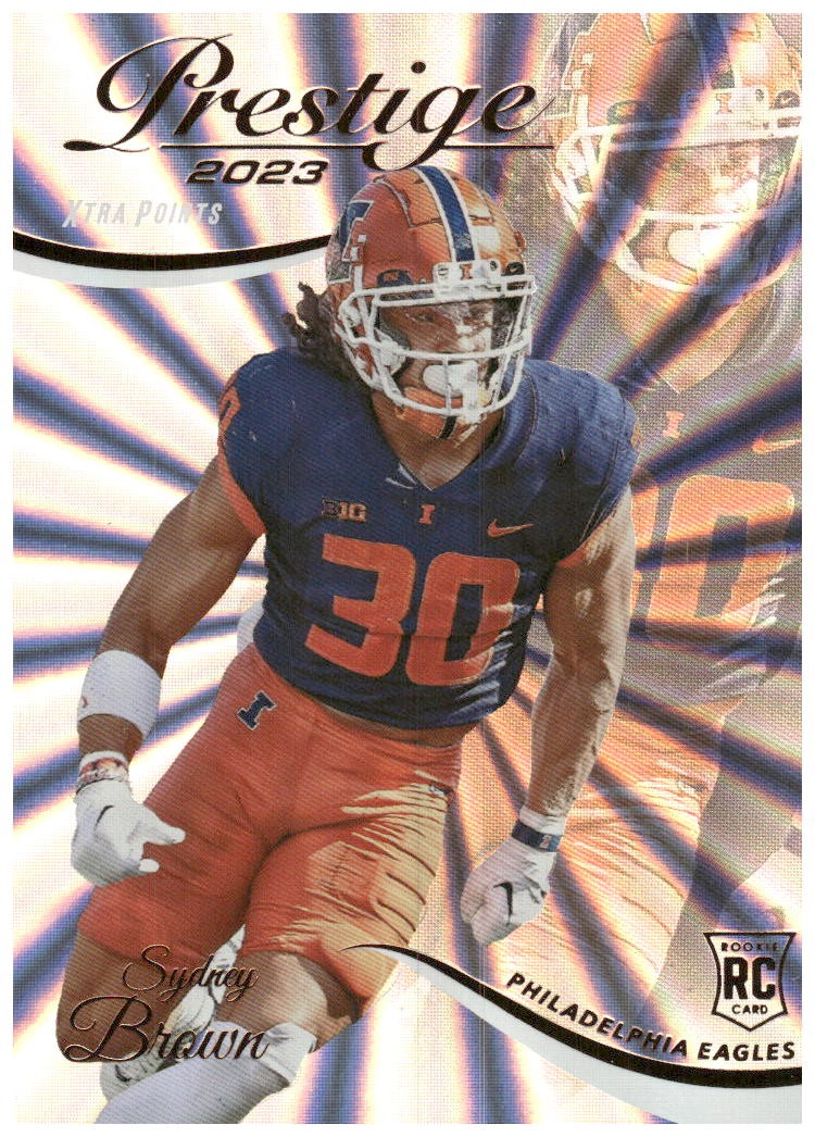Sydney Brown Panini Prestige #377 Sunburst Xtra Points