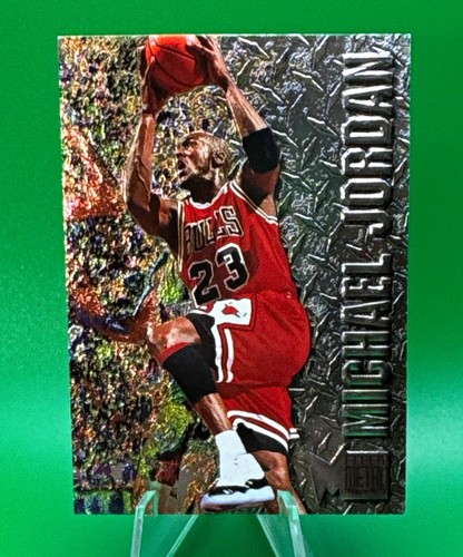 Fleer Metal 1996-97 Michael Jordan Chicago Bulls #11 NBA Basketball Trading Card